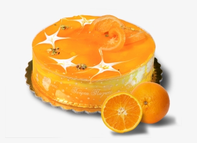 Orange Chocolate Cake Png, Transparent Png, Transparent PNG