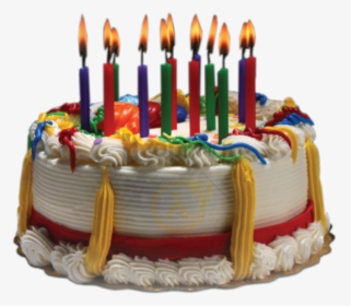 Real Birthday Cake Png, Transparent Png, Transparent PNG