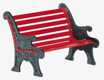 Red Wrought Iron Park Bench - Wrought Iron, HD Png Download, Transparent PNG