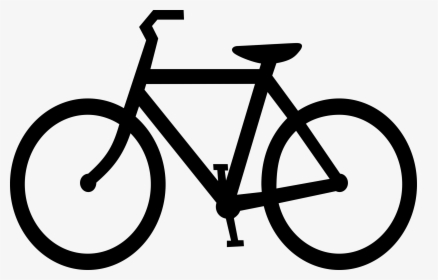 Bicycle Clip Arts - Bike Silhouette Clipart, HD Png Download, Transparent PNG