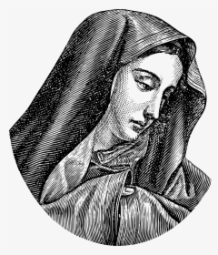 Mother Mary Hijab, HD Png Download, Transparent PNG