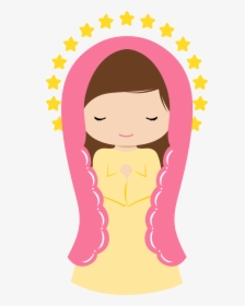 De Virgencitas Please Comuni - Virgin Mary Cartoon Png, Transparent Png ,  Transparent Png Image - PNGitem