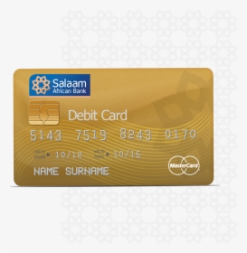 Salaam African Bank Master Card - Debit Card, HD Png Download, Transparent PNG