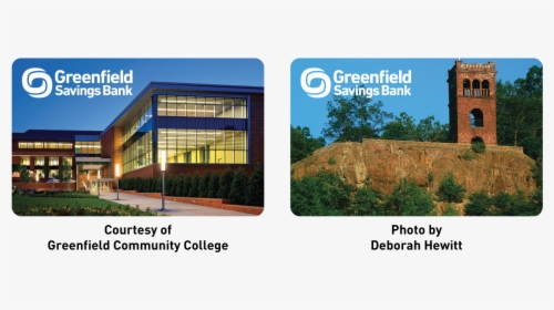 Greenfield Savings Bank Logo On A Photo Of Greenfield - House, HD Png Download, Transparent PNG
