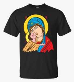 Virgin Mary And Little Christ Virgin Mary T Shirt & - Harry Potter Stranger Things Shirt, HD Png Download, Transparent PNG