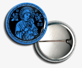 The Refuge And The Hope Of Sinners Button   Class - Our Lady Of Perpetual Help, HD Png Download, Transparent PNG