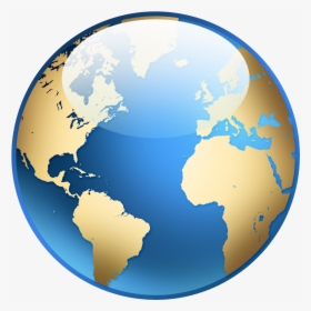 Now You Can Download Globe Icon Png - Silver And Blue Globe, Transparent Png, Transparent PNG