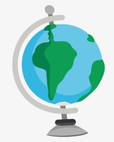 Earth Globe Desktop Computer Cartoon - Vector Transparent Globe Png, Png Download, Transparent PNG