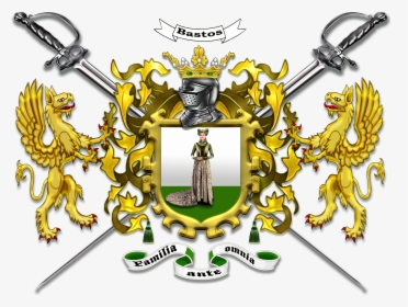Bastos Family Coat Of Arms Extra Larger - Coat Of Arms, HD Png Download, Transparent PNG