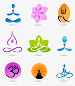 Yoga Zen Logo Free Png Hq - Simbolos De La Yoga, Transparent Png, Transparent PNG