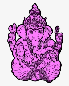 Luck Art Music, Ganesha, Trippy, Artsy Fartsy, Holi, - Ganesha Trippy Art, HD Png Download, Transparent PNG
