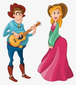 Country Singers Cartoon Clipart, HD Png Download, Transparent PNG