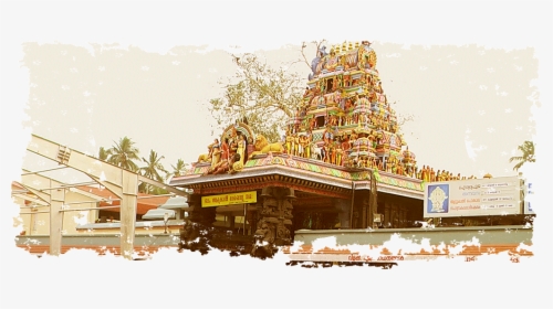 Hindu Temple In Kerala Png, Transparent Png, Transparent PNG