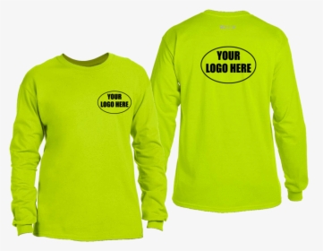 Long Sleeve With Your Logo Here , Png Download - Long Sleeve Shirt With Logo, Transparent Png, Transparent PNG