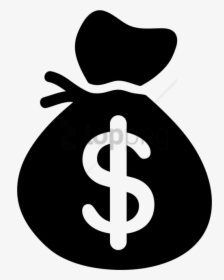 Money Logo Transparent - Dollar Bag Icon Png, Png Download, Transparent PNG