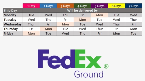 This Map Illustrates Service Schedules In Business - Fedex, HD Png Download, Transparent PNG