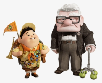 Carl And Russell - Up Movie, HD Png Download, Transparent PNG