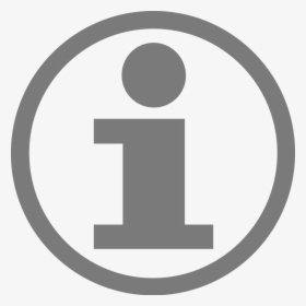 Information Icon - Information Icon Grey Png, Transparent Png, Transparent PNG