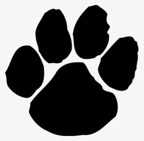 Paw Print Tattoos On Dog Prints Scroll Clipart Transparent - Panther Paw Print Png, Png Download, Transparent PNG