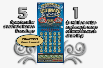 Ultimate Millions Scratch Ticket, HD Png Download, Transparent PNG