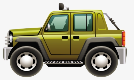 Jeep Clipart File - Cartoon Jeep, HD Png Download, Transparent PNG