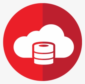 Cloud Computing Icon Red, HD Png Download, Transparent PNG