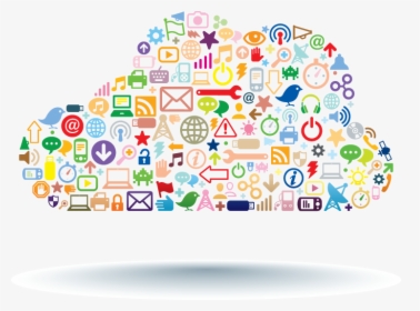 Social Media Icon Cloud, HD Png Download, Transparent PNG