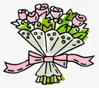 Flower Group Clipart - Wedding Bouquet Clip Art, HD Png Download, Transparent PNG