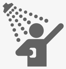 Shower Bathroom Computer Icons Bathtub Clip Art - Shower Clip Art, HD Png Download, Transparent PNG