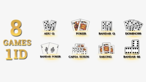 8 Game Poker Png, Transparent Png, Transparent PNG