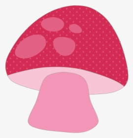 Pink,polka Dot,petal - Mushroom Pink Png, Transparent Png, Transparent PNG