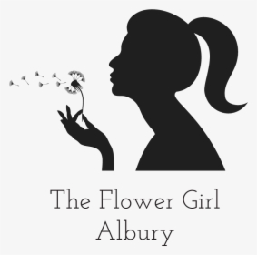 The Flower Girl Albury - Dandelion Silhouette, HD Png Download, Transparent PNG