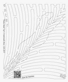 Leaping Puma Coloring Page Maze Clip Arts - Line Art, HD Png Download, Transparent PNG