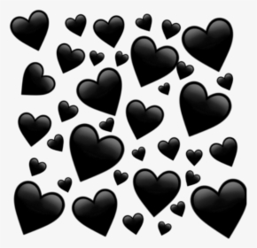 My Black Hearts Edit 🖤 - Purple Heart Emoji Transparent Background, HD Png Download, Transparent PNG