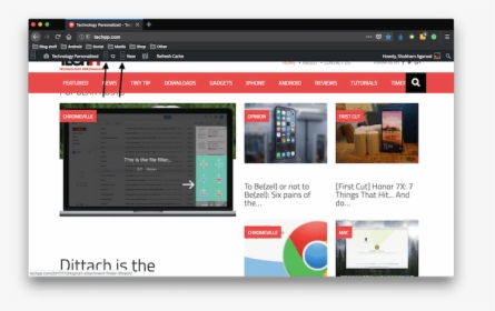 Mozilla Firefox Quantum - Google Chrome New, HD Png Download, Transparent PNG