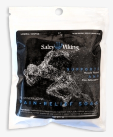Front Of Package For Salty Viking Recovery Bath Soak - Bath Salts, HD Png Download, Transparent PNG
