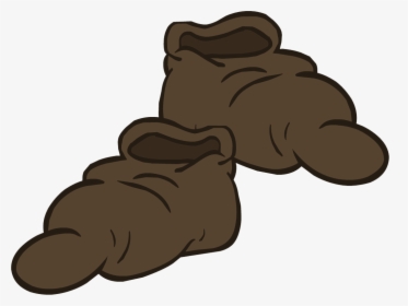 Club Penguin Brown Shoes Clipart , Png Download - Club Penguin Villager Shoe, Transparent Png, Transparent PNG
