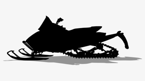 Mammal Product Sled Clip Art Silhouette - Arctic Cat Snowmobile Silhouette, HD Png Download, Transparent PNG