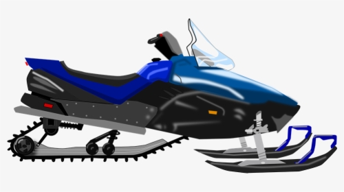 Snowmobile, Snow, Vehicle, Ride, Transportation - Snowmobile Clipart, HD Png Download, Transparent PNG