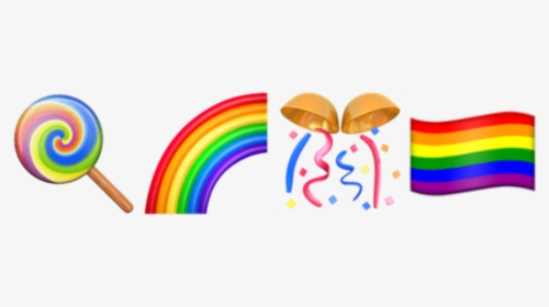 #freetoedit #edit #emoji #apple #ios #iphone #rainbow - Iphone 6s Rainbow Emoji, HD Png Download, Transparent PNG
