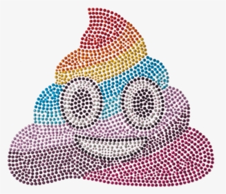 Rainbow Poop Emoji - Circle, HD Png Download, Transparent PNG
