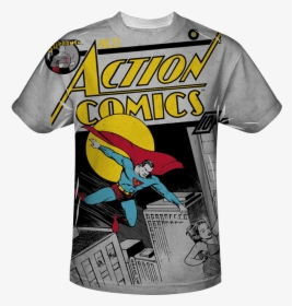 Action Comics Issue 23 Bold T-shirt - Cartoon, HD Png Download, Transparent PNG