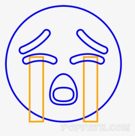 Clip Art Emoji Drawing Tears Clip - Horizon Observatory, HD Png Download, Transparent PNG