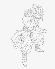 13 Pics Of Dbz Gogeta Coloring Pages - Dragon Ball Super Gogeta Coloring Pages, HD Png Download, Transparent PNG