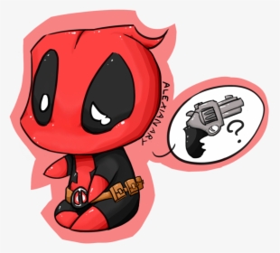 Collection Of Free Drawing Deadpool Cartoon Download - Cute Deadpool Draw Easy, HD Png Download, Transparent PNG