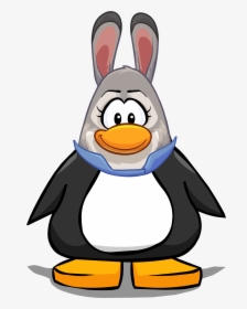 Judy Hopps Mask On A Player Card - Black Penguin Blue Hoodie Club Penguin, HD Png Download, Transparent PNG
