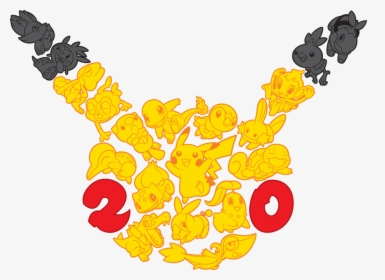 Pokemon 20th Anniversary, HD Png Download, Transparent PNG