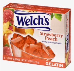 Welch’s Strawberry Peach Gelatin - Welch's Concord Grape Gelatin, HD Png Download, Transparent PNG