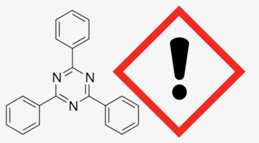 2,4,6 Triphenyl 1,3,5 Triazine - Health Hazard Hazardous To The Ozone Layer, HD Png Download, Transparent PNG