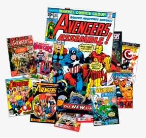 Avengers Comics - Marvel Avengers Old Comic, HD Png Download, Transparent PNG